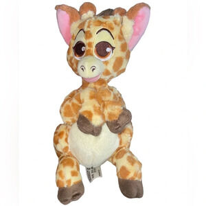 Disney Parks Babies Exclusive Baby Giraffe Plush Sitting Stuffed Animal Toy 11"